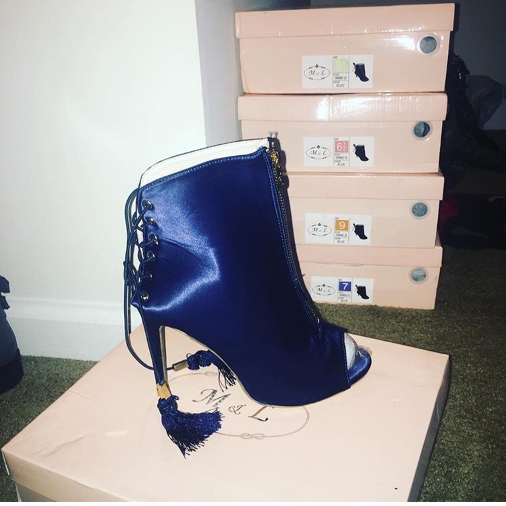 Satin Booties